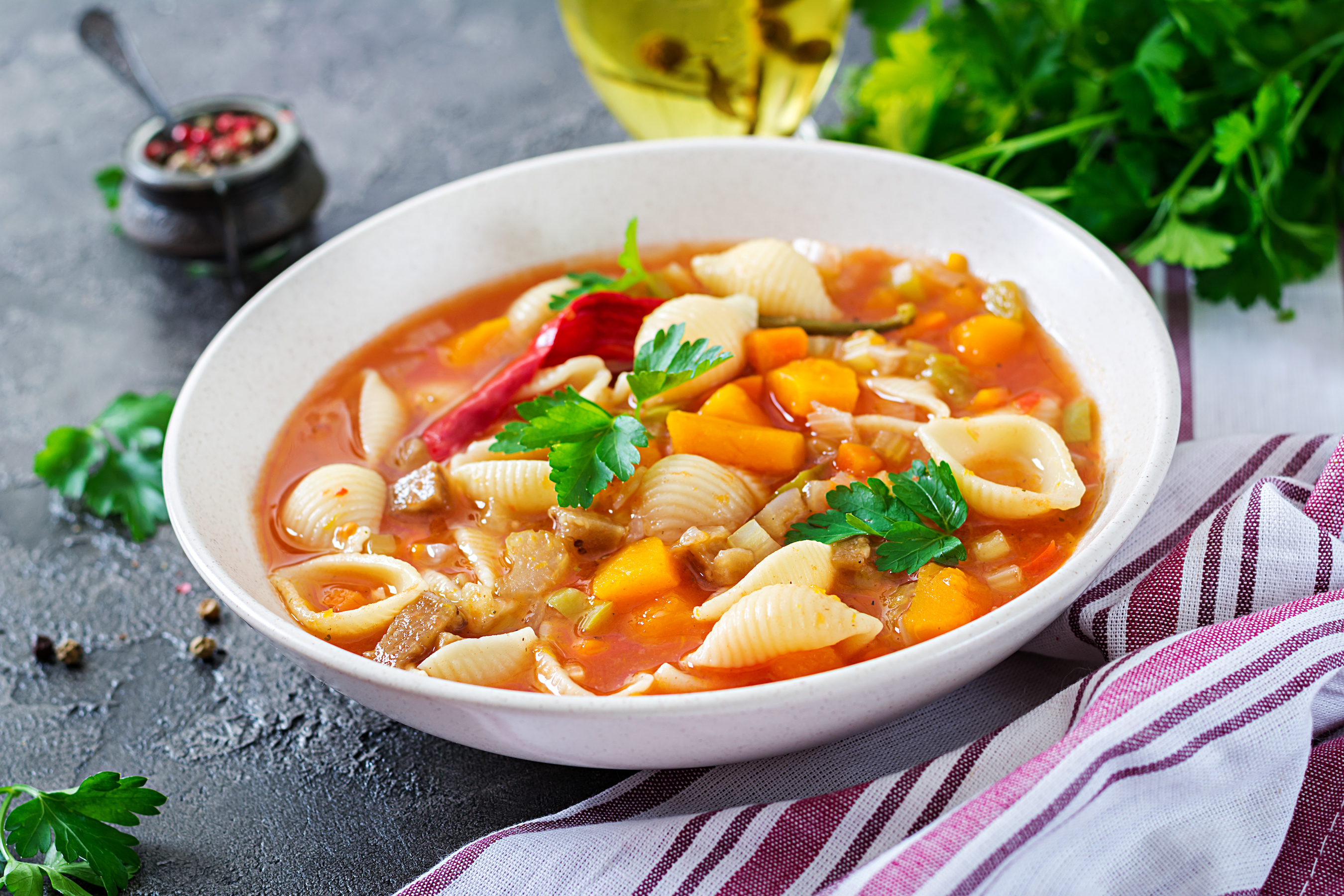 Simple minestrone soup Recipe